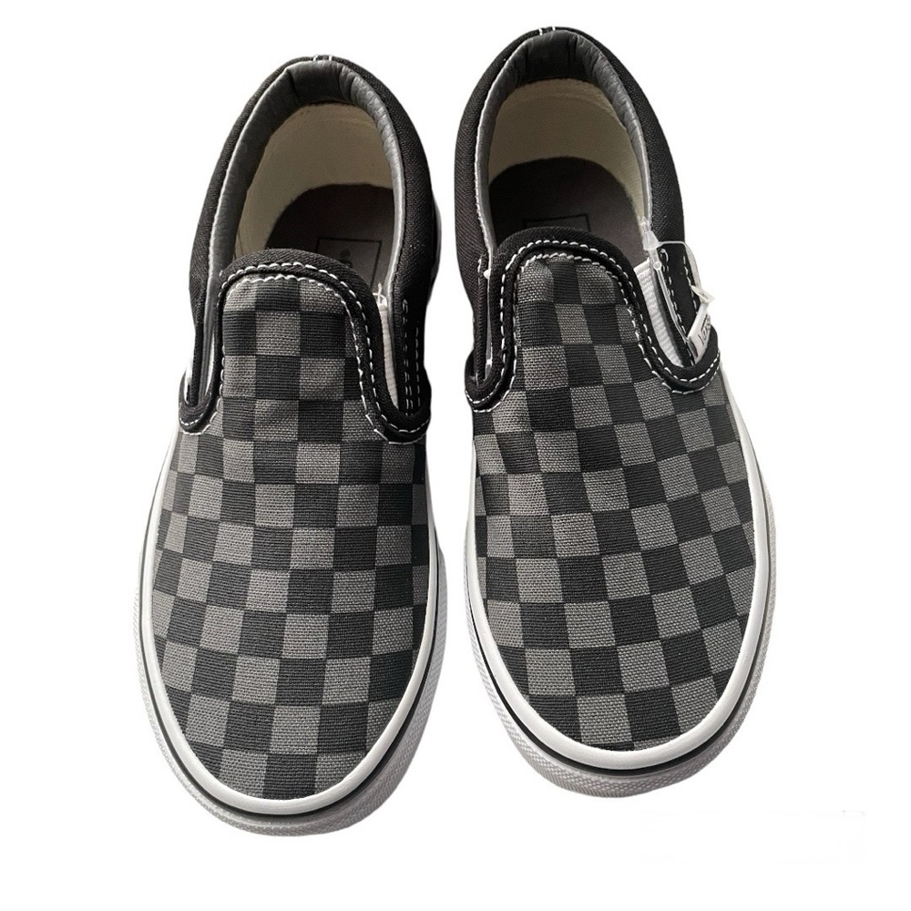 BNIB VANS KIDS CLASSIC SLIP-ON CHECKERBOARD SHOE Littler Kid Size 12